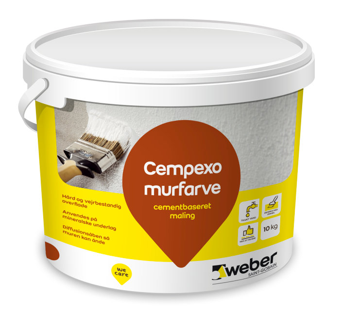 Cempexo murmaling hvid - 10 kg